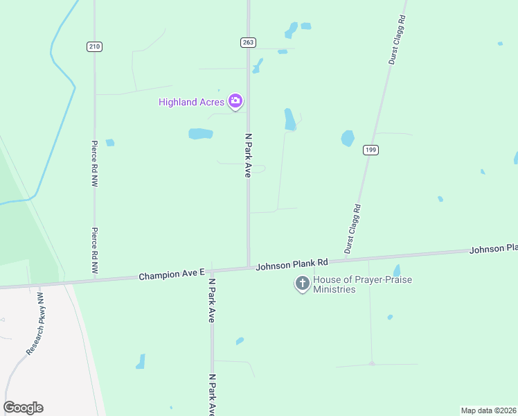 map of restaurants, bars, coffee shops, grocery stores, and more near 2842 Bailey Court Northeast in Warren