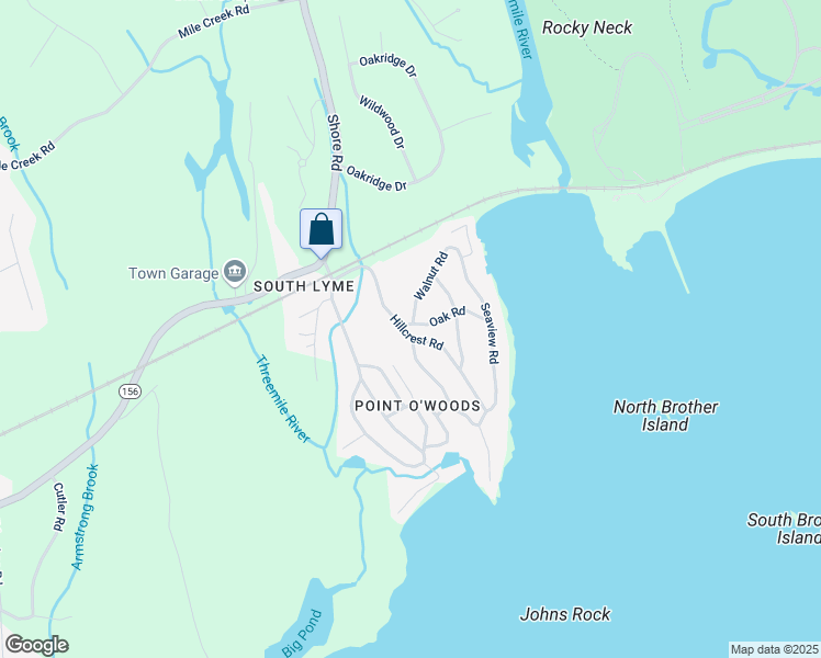 map of restaurants, bars, coffee shops, grocery stores, and more near 43 Hillcrest Avenue in Old Lyme