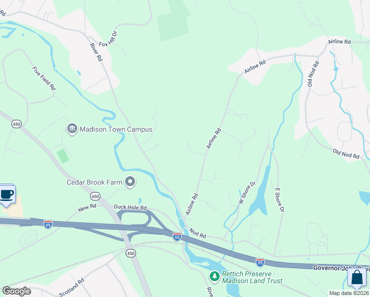 map of restaurants, bars, coffee shops, grocery stores, and more near 1-63 Airline Rd in Clinton