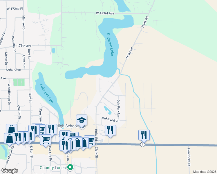 map of restaurants, bars, coffee shops, grocery stores, and more near 4529 Cambridge Circle in Lowell