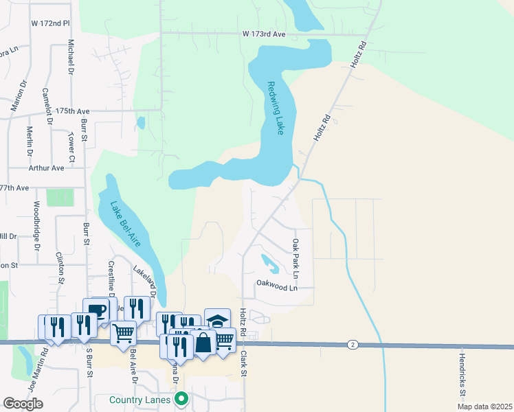 map of restaurants, bars, coffee shops, grocery stores, and more near 4529 Cambridge Circle in Lowell