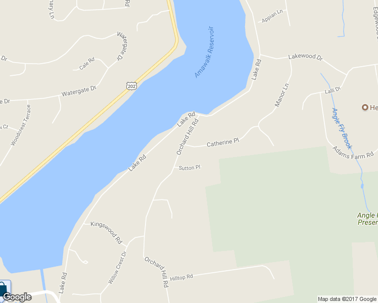 map of restaurants, bars, coffee shops, grocery stores, and more near 2 Catherine Place in Katonah