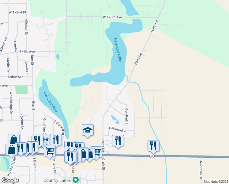 map of restaurants, bars, coffee shops, grocery stores, and more near 4529 Cambridge Circle in Lowell
