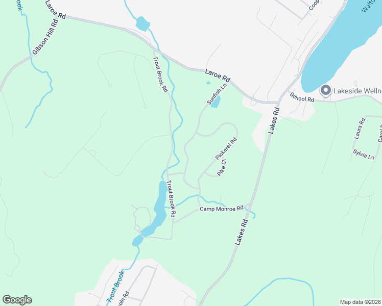 map of restaurants, bars, coffee shops, grocery stores, and more near 79 Sunfish Lane in Monroe