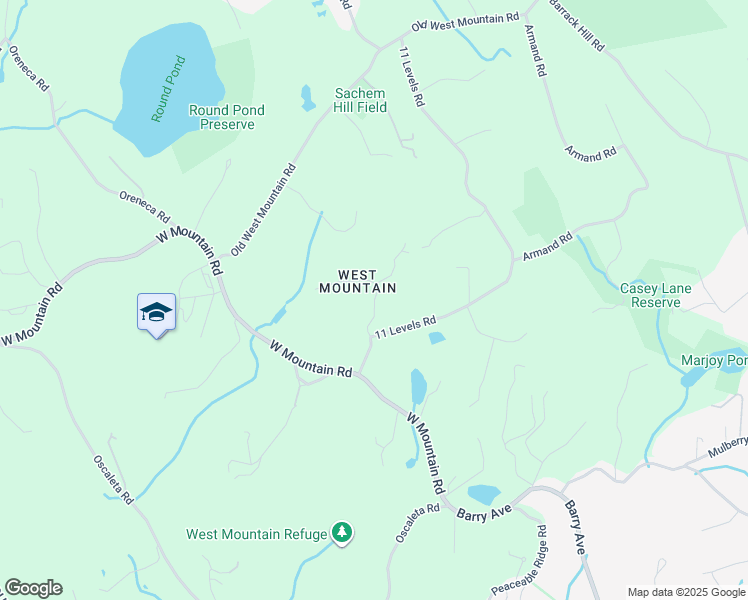 map of restaurants, bars, coffee shops, grocery stores, and more near 7 Old Wagon Road in Ridgefield