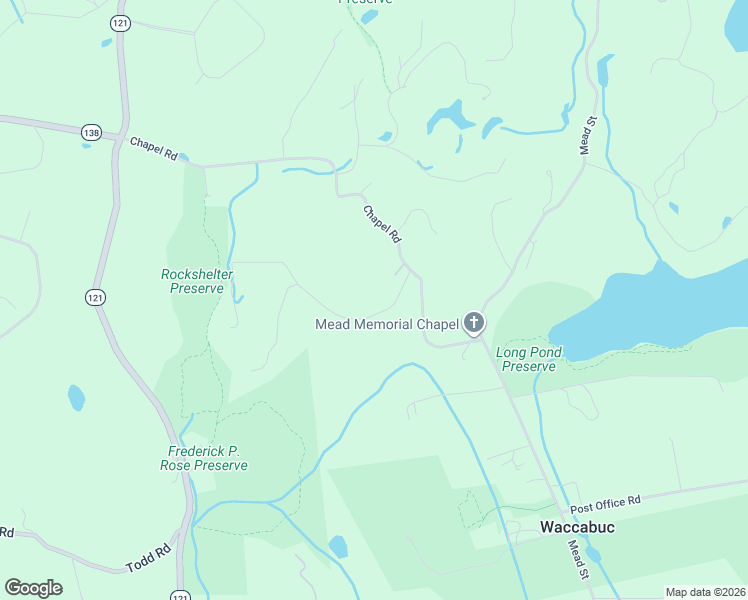 map of restaurants, bars, coffee shops, grocery stores, and more near 5 Rock Shelter Road in Waccabuc