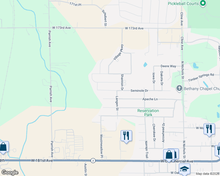 map of restaurants, bars, coffee shops, grocery stores, and more near 814 Seminole Drive in Lowell