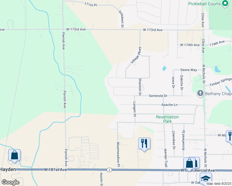 map of restaurants, bars, coffee shops, grocery stores, and more near 834 Seminole Drive in Lowell