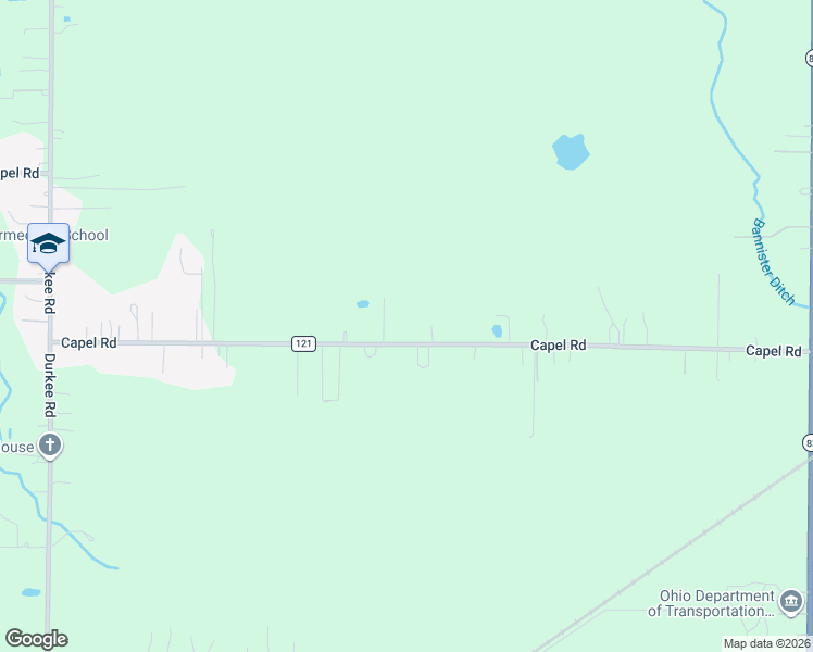 map of restaurants, bars, coffee shops, grocery stores, and more near 36740 Capel Road in Grafton