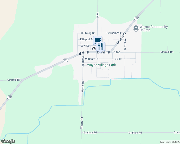map of restaurants, bars, coffee shops, grocery stores, and more near 147 Lockhart Avenue in Wayne