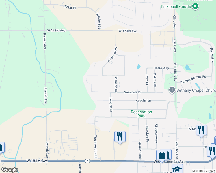 map of restaurants, bars, coffee shops, grocery stores, and more near 814 Seminole Drive in Lowell
