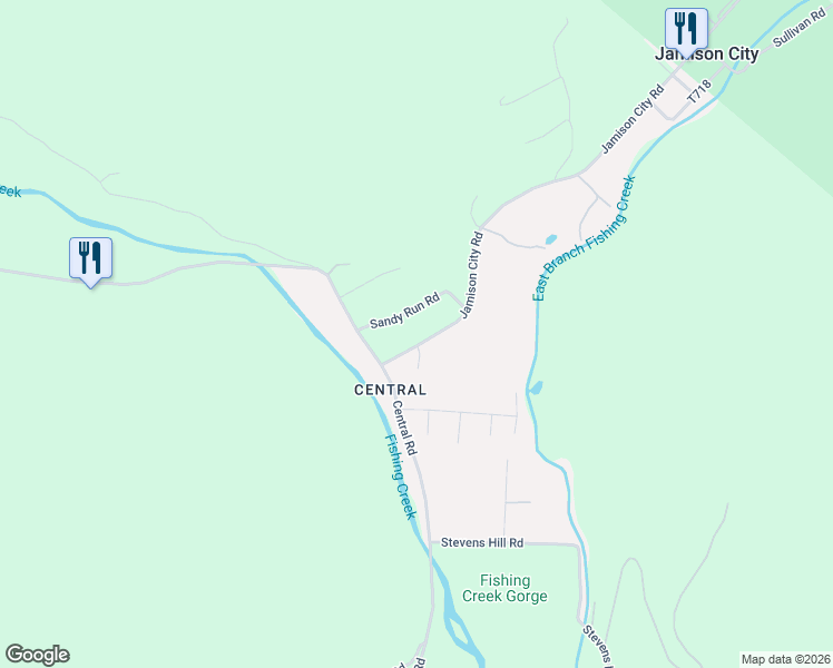 map of restaurants, bars, coffee shops, grocery stores, and more near 125-133 Jamison City Road in Benton