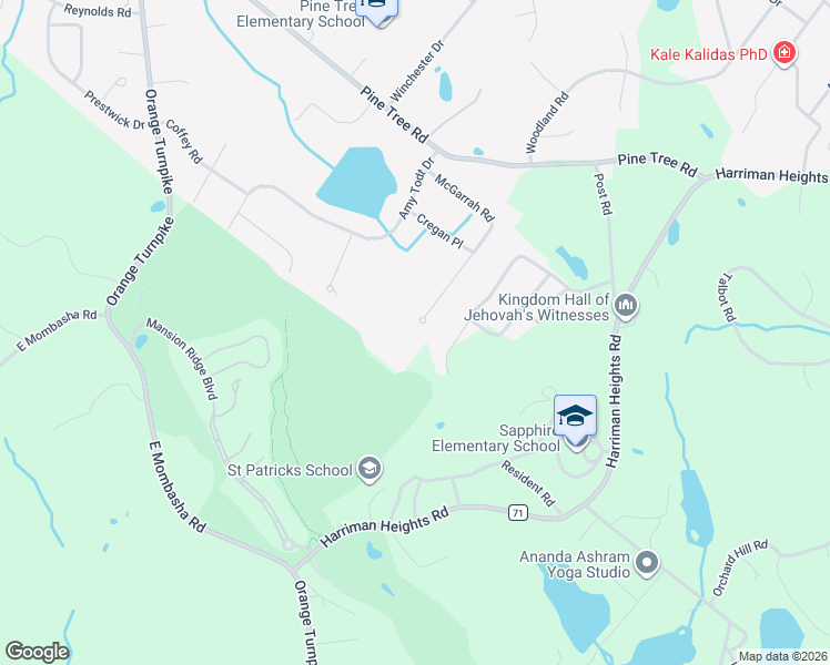 map of restaurants, bars, coffee shops, grocery stores, and more near 50 McGarrah Road in Monroe
