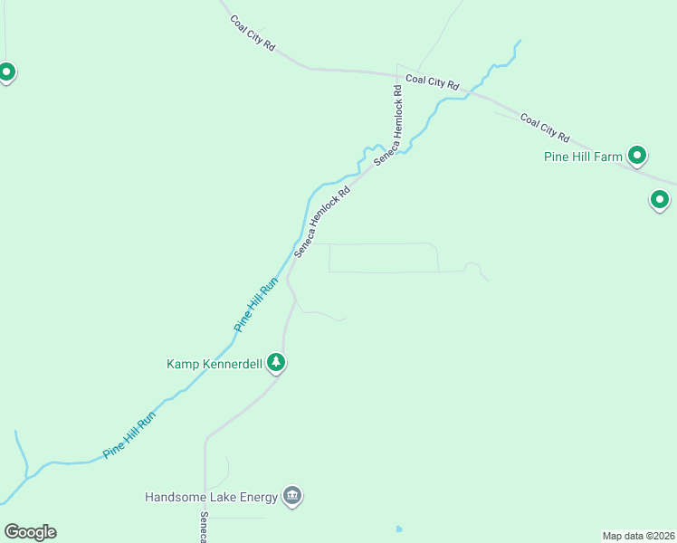 map of restaurants, bars, coffee shops, grocery stores, and more near 101 Daugherty Drive in Kennerdell