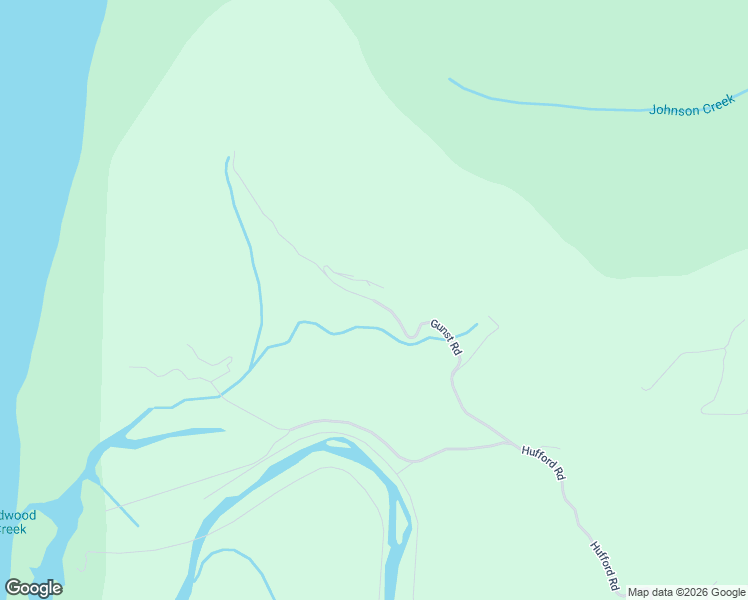 map of restaurants, bars, coffee shops, grocery stores, and more near 1037 Gunst Road in Orick