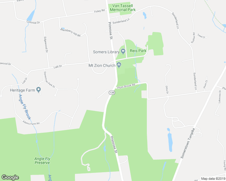 map of restaurants, bars, coffee shops, grocery stores, and more near 71 Primrose Street in Katonah