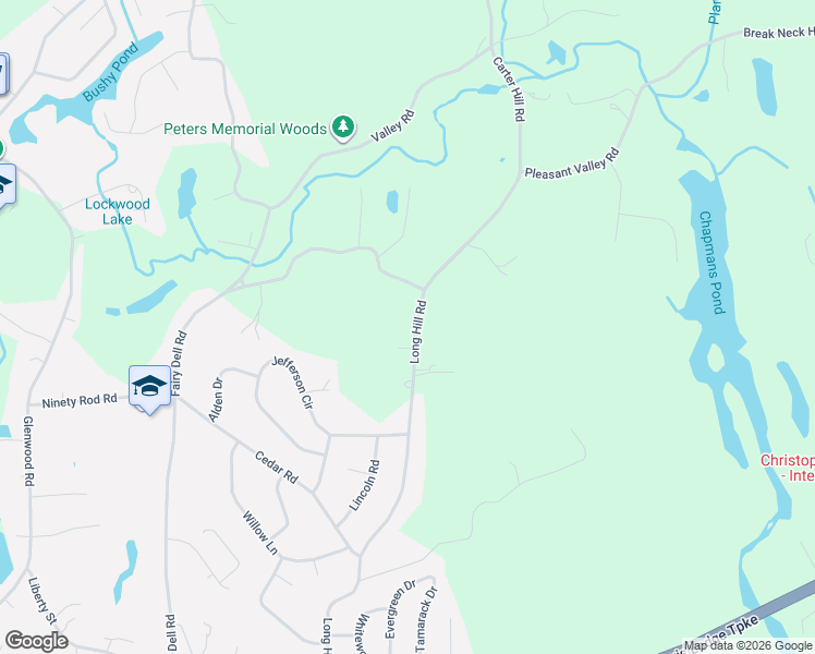map of restaurants, bars, coffee shops, grocery stores, and more near 105-199 Long Hill Rd in Clinton