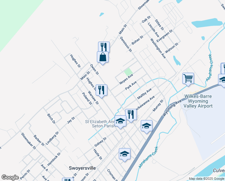map of restaurants, bars, coffee shops, grocery stores, and more near 237 Owen Street in Kingston
