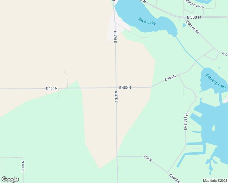 map of restaurants, bars, coffee shops, grocery stores, and more near 4479 North 475 East in Leesburg