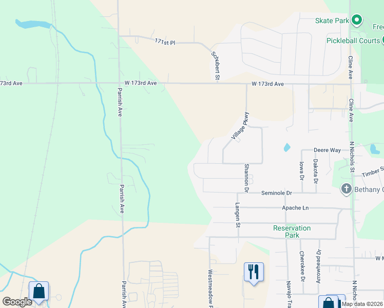 map of restaurants, bars, coffee shops, grocery stores, and more near 608 Debra Kay Drive in Lowell