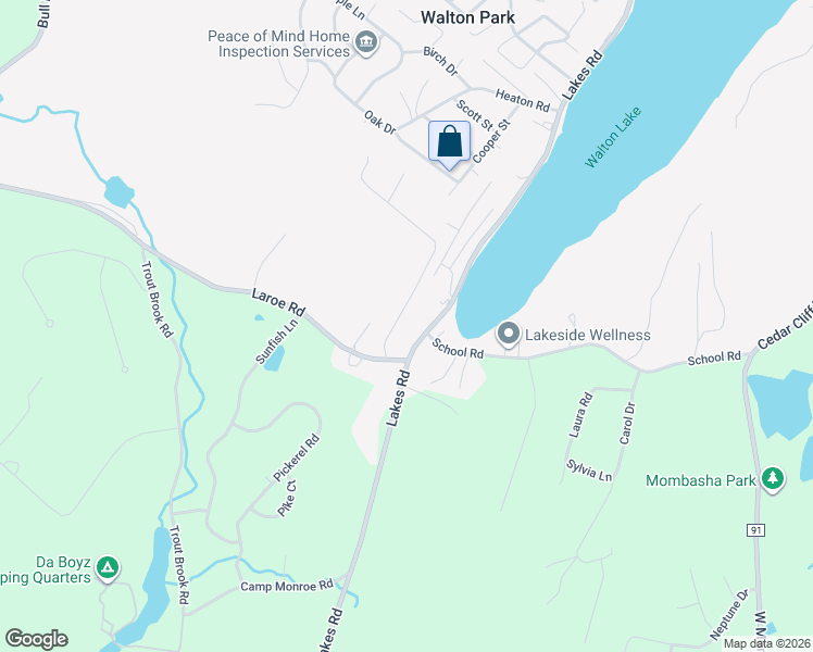 map of restaurants, bars, coffee shops, grocery stores, and more near 21 Hidden Drive in Monroe