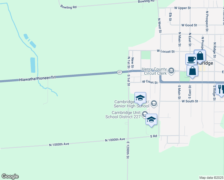 map of restaurants, bars, coffee shops, grocery stores, and more near in Cambridge