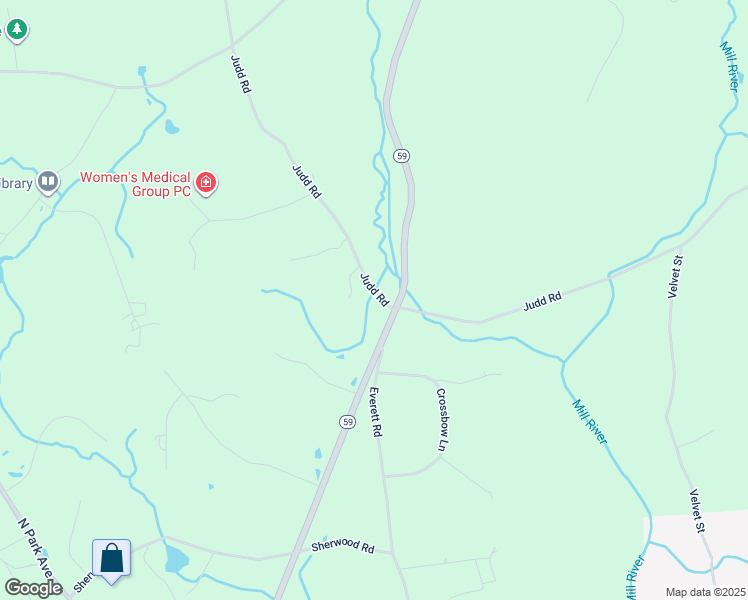 map of restaurants, bars, coffee shops, grocery stores, and more near 119 Judd Road in Easton