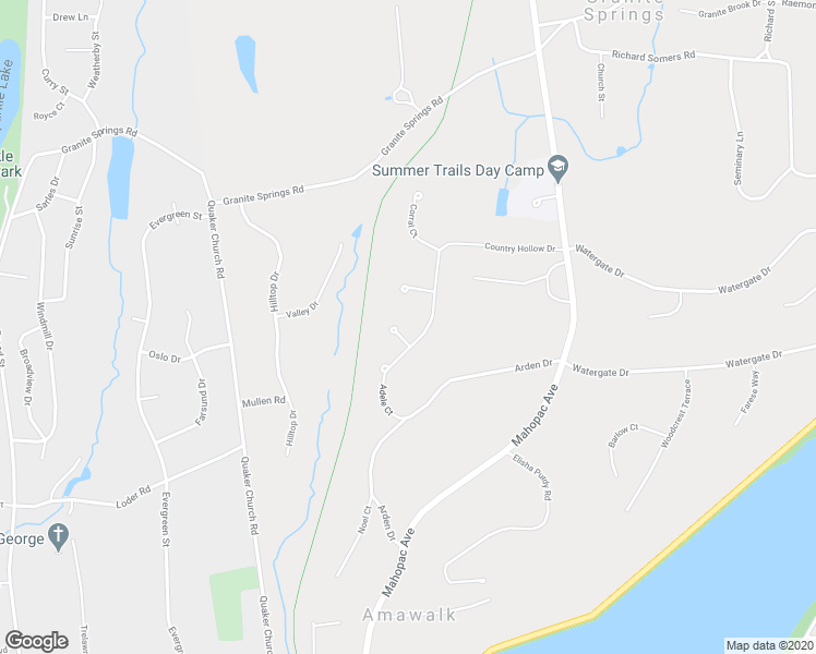 map of restaurants, bars, coffee shops, grocery stores, and more near 20 Country Hollow Drive in Amawalk