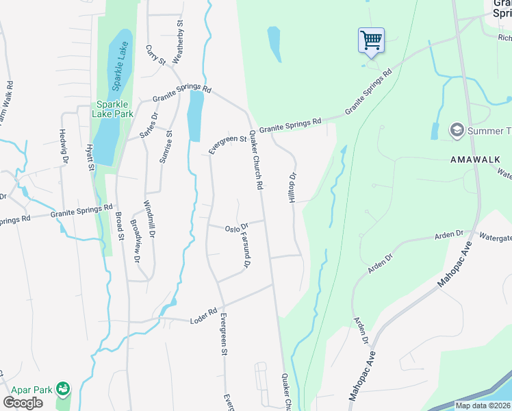 map of restaurants, bars, coffee shops, grocery stores, and more near 2684 Quaker Church Road in Yorktown Heights