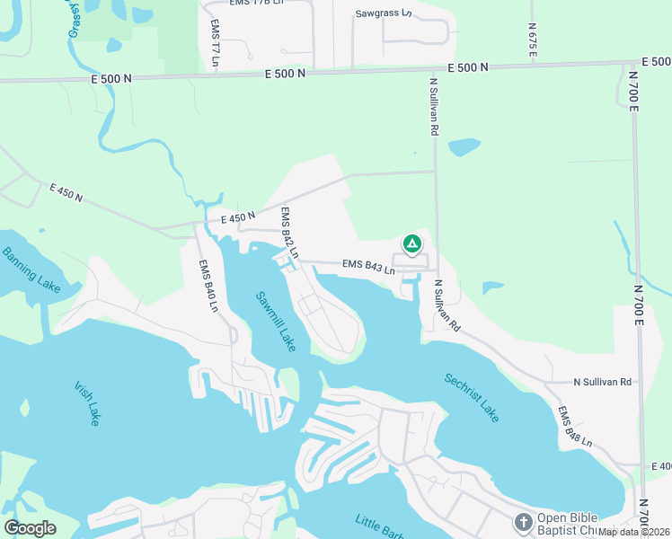 map of restaurants, bars, coffee shops, grocery stores, and more near 151 Bause Road in Warsaw