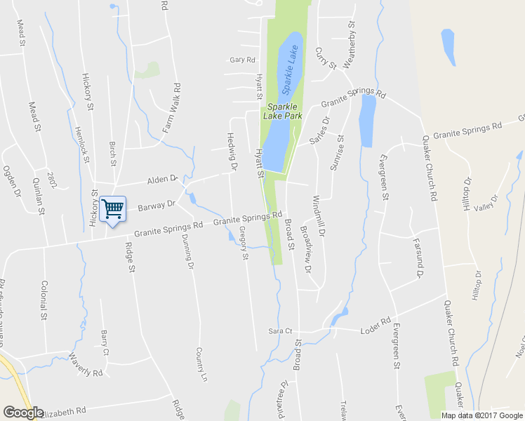 map of restaurants, bars, coffee shops, grocery stores, and more near 2725 Hyatt Street in Yorktown Heights