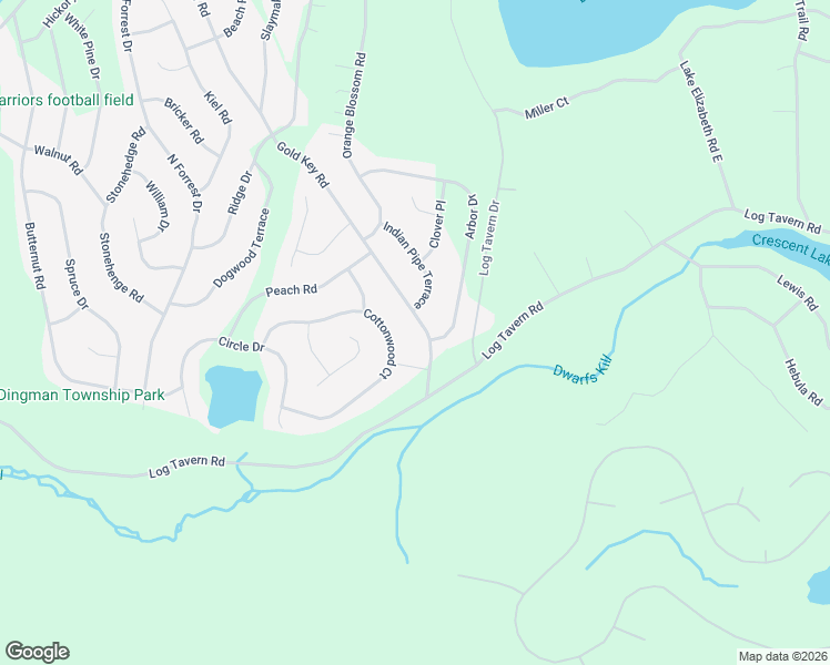 map of restaurants, bars, coffee shops, grocery stores, and more near 2480 Gold Key Road in Milford