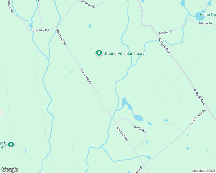 map of restaurants, bars, coffee shops, grocery stores, and more near 54 Sport Hill Road in Redding