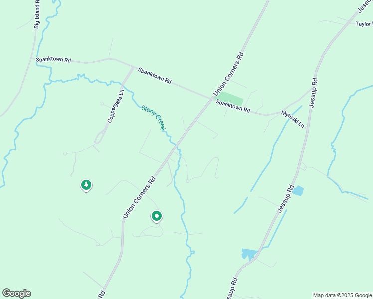 map of restaurants, bars, coffee shops, grocery stores, and more near 160 Union Corners Road in Warwick