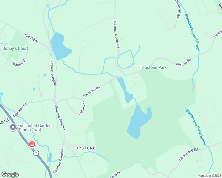 map of restaurants, bars, coffee shops, grocery stores, and more near 48 Topstone Road in Redding
