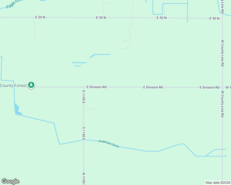 map of restaurants, bars, coffee shops, grocery stores, and more near 11185 East Division Road in Knox
