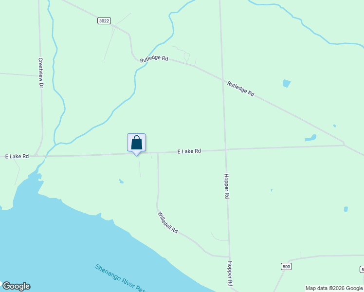 map of restaurants, bars, coffee shops, grocery stores, and more near 1041 East Lake Road in Transfer