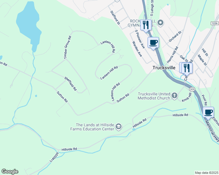 map of restaurants, bars, coffee shops, grocery stores, and more near in Shavertown