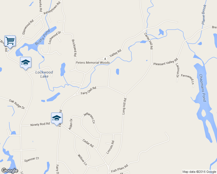 map of restaurants, bars, coffee shops, grocery stores, and more near 1 Frederick Place in Clinton
