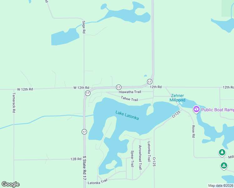 map of restaurants, bars, coffee shops, grocery stores, and more near 18013-18299 Hiawatha Trail in Plymouth