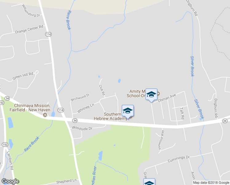 map of restaurants, bars, coffee shops, grocery stores, and more near 859 Oakwood Road in Orange