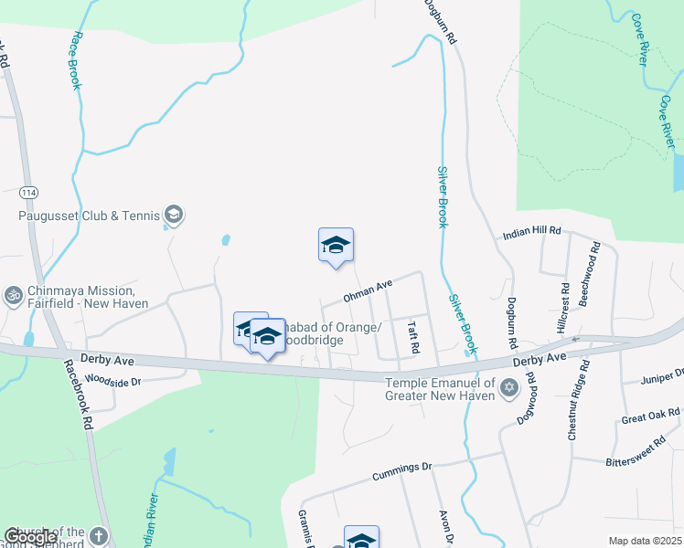 map of restaurants, bars, coffee shops, grocery stores, and more near 100 Ohman Avenue in Orange