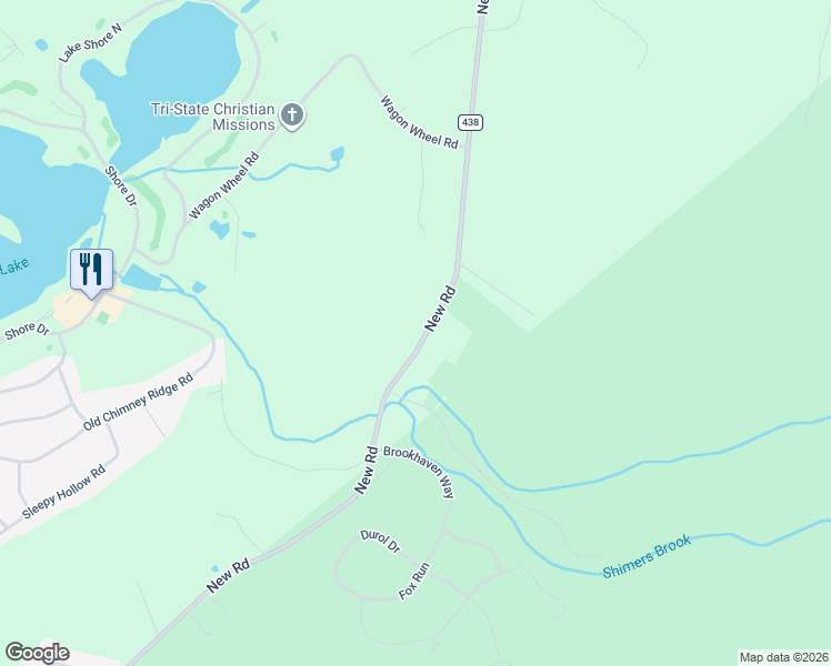 map of restaurants, bars, coffee shops, grocery stores, and more near 294 New Road in Montague