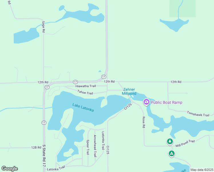 map of restaurants, bars, coffee shops, grocery stores, and more near 18013 Hiawatha Trail in Plymouth