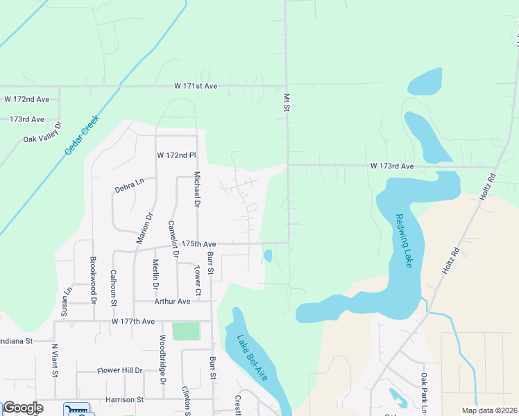 map of restaurants, bars, coffee shops, grocery stores, and more near 17308 Mount St in Lowell