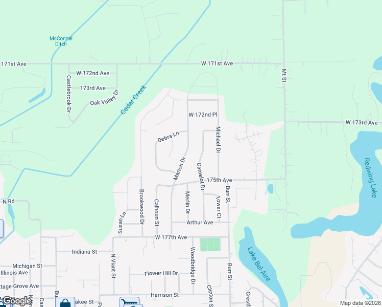 map of restaurants, bars, coffee shops, grocery stores, and more near 17370 Marion Drive in Lowell