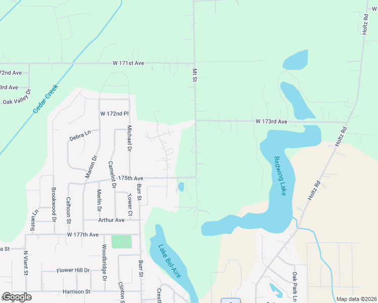 map of restaurants, bars, coffee shops, grocery stores, and more near 17308 Mount St in Lowell