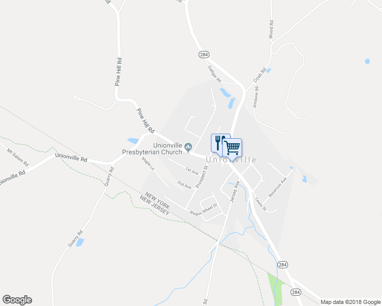 map of restaurants, bars, coffee shops, grocery stores, and more near 34 Main Street in Sussex