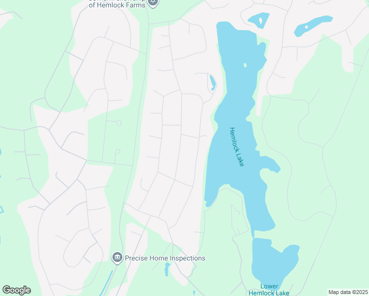 map of restaurants, bars, coffee shops, grocery stores, and more near 141 Hillside Drive in Lords Valley