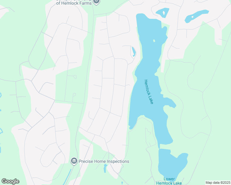 map of restaurants, bars, coffee shops, grocery stores, and more near 141 Hillside Drive in Lords Valley